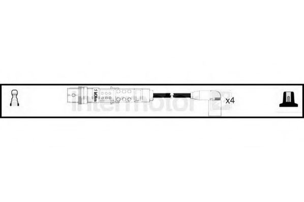 STANDARD 76369 Комплект проводов зажигания для SKODA YETI (Шкода Йети) STANDARD 76369 Комплект проводов зажигания для SKODA YETI (Шкода Йети)