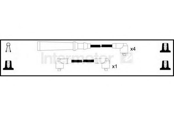 STANDARD 73092 Комплект проводов зажигания для NISSAN (Ниссан) STANDARD 73092 Комплект проводов зажигания для NISSAN (Ниссан)