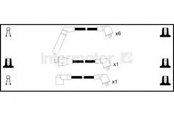 STANDARD 73522 Комплект проводов зажигания для DODGE CARAVAN (Додж Караван) STANDARD 73522 Комплект проводов зажигания для DODGE CARAVAN (Додж Караван)