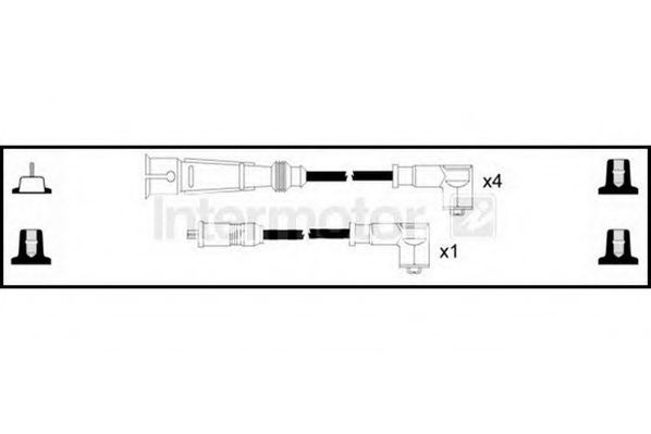STANDARD 73659 Комплект проводов зажигания для AUDI 80 (Ауди 80) STANDARD 73659 Комплект проводов зажигания для AUDI 80 (Ауди 80)