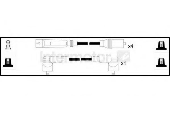STANDARD 73693 Комплект проводов зажигания для AUDI 90 (Ауди 90) STANDARD 73693 Комплект проводов зажигания для AUDI 90 (Ауди 90)