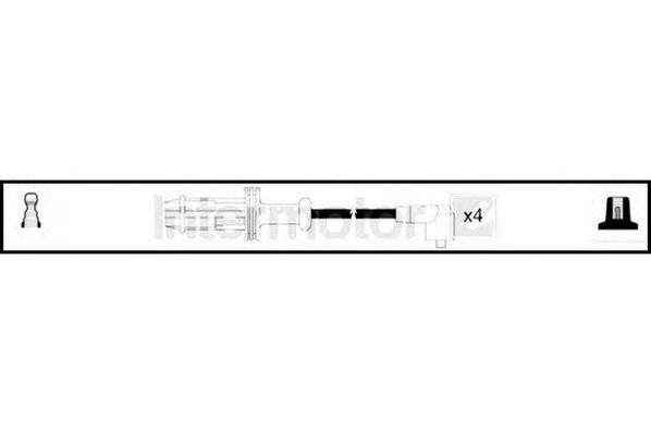 STANDARD 73425 Комплект проводов зажигания для CITROËN CHANSON (CитроËн Чансон) STANDARD 73425 Комплект проводов зажигания для CITROËN CHANSON (CитроËн Чансон)