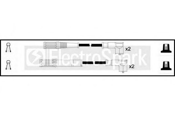 STANDARD OEK803 Комплект проводов зажигания для FIAT 500 C (Фиат 500 c) STANDARD OEK803 Комплект проводов зажигания для FIAT 500 C (Фиат 500 c)