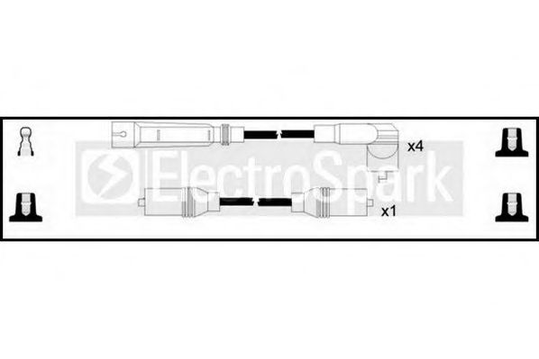 STANDARD OEK490 Комплект проводов зажигания для AUDI FOX (Ауди Фоx) STANDARD OEK490 Комплект проводов зажигания для AUDI FOX (Ауди Фоx)