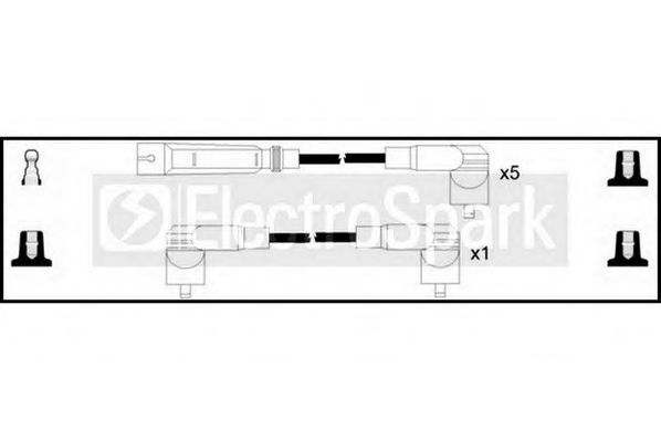 STANDARD OEK756 Комплект проводов зажигания для AUDI 100 (Ауди 100) STANDARD OEK756 Комплект проводов зажигания для AUDI 100 (Ауди 100)