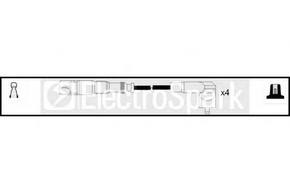 STANDARD OEK730 Комплект проводов зажигания для AUDI A3 (Ауди А3) STANDARD OEK730 Комплект проводов зажигания для AUDI A3 (Ауди А3)