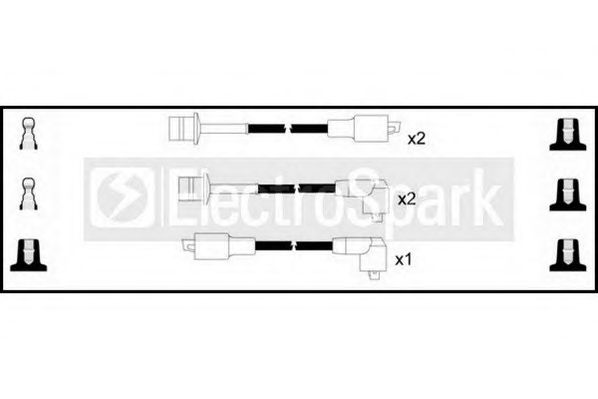STANDARD OEK579 Комплект проводов зажигания для TOYOTA HIACE II (Тойота/тоета Хиаcэ 2) STANDARD OEK579 Комплект проводов зажигания для TOYOTA HIACE II (Тойота/тоета Хиаcэ 2)