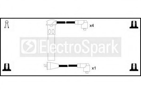 STANDARD OEK077 Комплект проводов зажигания для ROVER 400 (Ровер 400) STANDARD OEK077 Комплект проводов зажигания для ROVER 400 (Ровер 400)