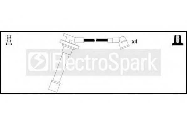 STANDARD OEK222 Комплект проводов зажигания для ROVER 400 (Ровер 400) STANDARD OEK222 Комплект проводов зажигания для ROVER 400 (Ровер 400)