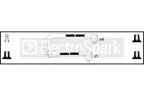 STANDARD OEK224 Комплект проводов зажигания для HONDA PRELUDE III (Хонда Прэлудэ 3) STANDARD OEK224 Комплект проводов зажигания для HONDA PRELUDE III (Хонда Прэлудэ 3)