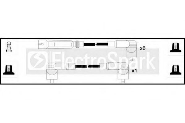 STANDARD OEK435 Комплект проводов зажигания для VOLKSWAGEN LT 28-35 I (Фольксваген Лт 28-35 и) STANDARD OEK435 Комплект проводов зажигания для VOLKSWAGEN LT 28-35 I (Фольксваген Лт 28-35 и)