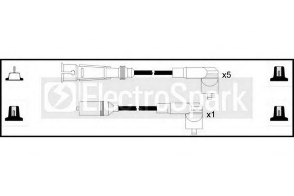 STANDARD OEK648 Комплект проводов зажигания для VOLKSWAGEN T4 CARAVELLE (Фольксваген Т4 cараvэллэ) STANDARD OEK648 Комплект проводов зажигания для VOLKSWAGEN T4 CARAVELLE (Фольксваген Т4 cараvэллэ)