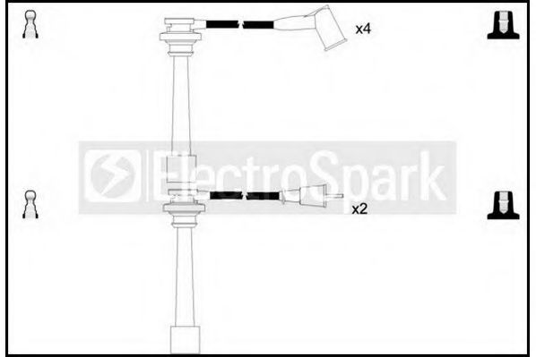 STANDARD OEK689 Комплект проводов зажигания для MITSUBISHI MONTERO SPORT (Митсубиши/митсубиси Монтэро спорт) STANDARD OEK689 Комплект проводов зажигания для MITSUBISHI MONTERO SPORT (Митсубиши/митсубиси Монтэро спорт)