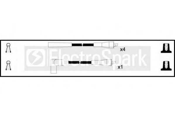 STANDARD OEK013 Комплект проводов зажигания для PEUGEOT 309 (Пежо 309) STANDARD OEK013 Комплект проводов зажигания для PEUGEOT 309 (Пежо 309)