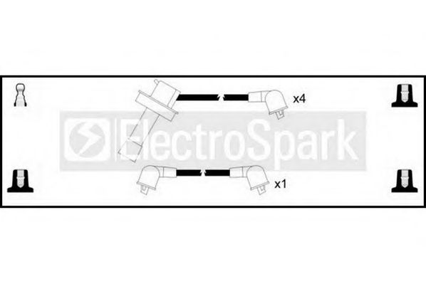 STANDARD OEK1039 Комплект проводов зажигания для TOYOTA CELICA (Тойота/тоета Cэлиcа) STANDARD OEK1039 Комплект проводов зажигания для TOYOTA CELICA (Тойота/тоета Cэлиcа)