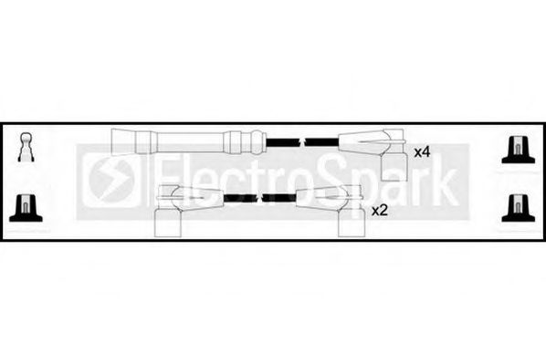 STANDARD OEK1073 Комплект проводов зажигания для VOLVO 960 (Вольво 960) STANDARD OEK1073 Комплект проводов зажигания для VOLVO 960 (Вольво 960)