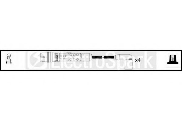 STANDARD OEK1076 Комплект проводов зажигания для SKODA YETI (Шкода Йети) STANDARD OEK1076 Комплект проводов зажигания для SKODA YETI (Шкода Йети)