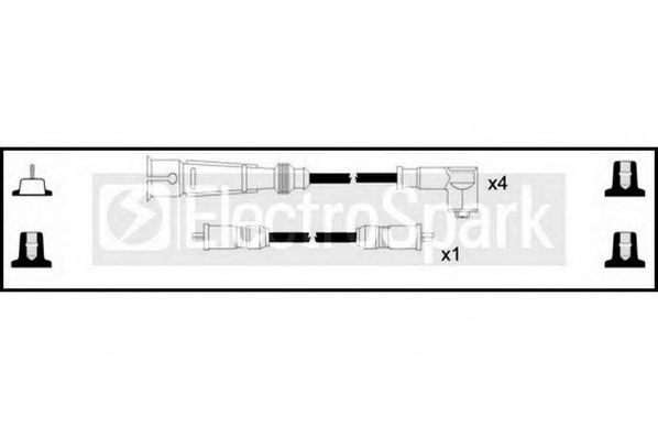 STANDARD OEK151 Комплект проводов зажигания для AUDI FOX (Ауди Фоx) STANDARD OEK151 Комплект проводов зажигания для AUDI FOX (Ауди Фоx)