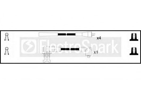 STANDARD OEK025 Комплект проводов зажигания для RENAULT SUPER 5 (Рено Супэр 5) STANDARD OEK025 Комплект проводов зажигания для RENAULT SUPER 5 (Рено Супэр 5)