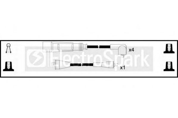 STANDARD OEK246 Комплект проводов зажигания для VOLKSWAGEN VANAGON III (Фольксваген Vанагон 3) STANDARD OEK246 Комплект проводов зажигания для VOLKSWAGEN VANAGON III (Фольксваген Vанагон 3)