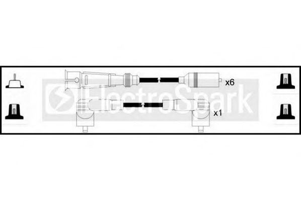 STANDARD OEK556 Комплект проводов зажигания для VOLKSWAGEN LT 28-35 I (Фольксваген Лт 28-35 и) STANDARD OEK556 Комплект проводов зажигания для VOLKSWAGEN LT 28-35 I (Фольксваген Лт 28-35 и)
