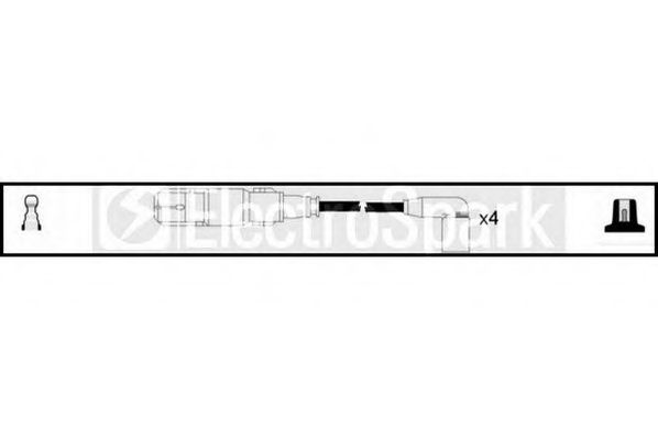 STANDARD OEK582 Комплект проводов зажигания для SEAT ALTEA (Сеат Алтэа) STANDARD OEK582 Комплект проводов зажигания для SEAT ALTEA (Сеат Алтэа)
