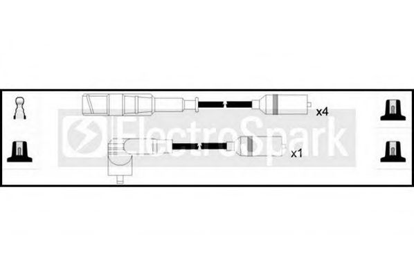 STANDARD OEK558 Комплект проводов зажигания для AUDI (Ауди) STANDARD OEK558 Комплект проводов зажигания для AUDI (Ауди)