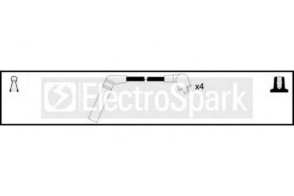 STANDARD OEK363 Комплект проводов зажигания для MITSUBISHI MIRAGE V (Митсубиши/митсубиси Мирагэ v)