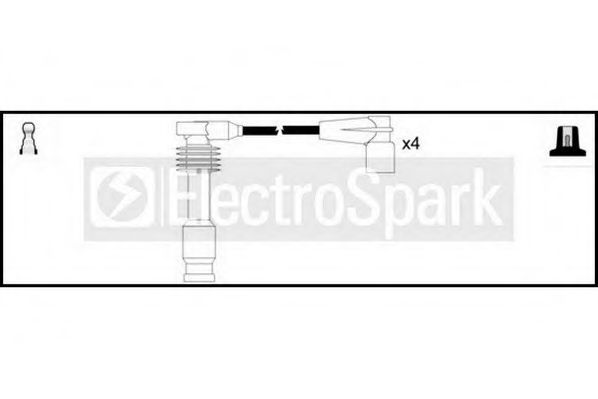 STANDARD OEK069 Комплект проводов зажигания для DAEWOO NUBIRA (Дэу Нубира) STANDARD OEK069 Комплект проводов зажигания для DAEWOO NUBIRA (Дэу Нубира)