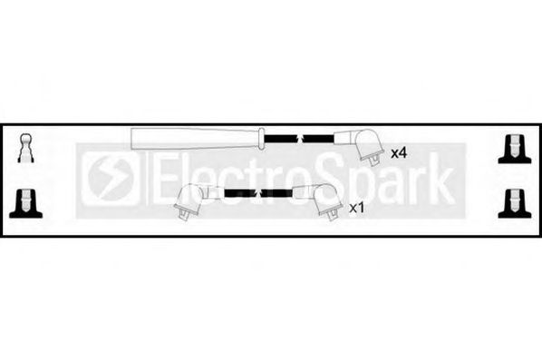 STANDARD OEK984 Комплект проводов зажигания для MITSUBISHI LANCER (Митсубиши/митсубиси Ланcэр) STANDARD OEK984 Комплект проводов зажигания для MITSUBISHI LANCER (Митсубиши/митсубиси Ланcэр)