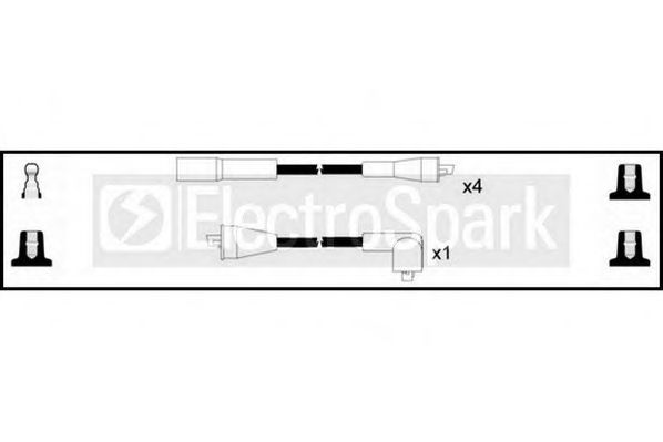 STANDARD OEK939 Комплект проводов зажигания для OPEL ASCONA B (Опель Асcона б) STANDARD OEK939 Комплект проводов зажигания для OPEL ASCONA B (Опель Асcона б)