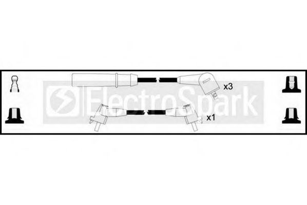 STANDARD OEK280 Комплект проводов зажигания для DAIHATSU CHARADE CENTRO IV (Дайхатсу Чарадэ cэнтро иv) STANDARD OEK280 Комплект проводов зажигания для DAIHATSU CHARADE CENTRO IV (Дайхатсу Чарадэ cэнтро иv)
