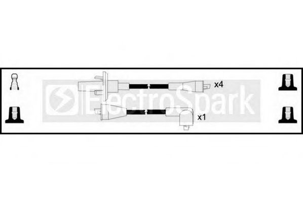 STANDARD OEK384 Комплект проводов зажигания для RENAULT LE CAR (Рено Лэ cар) STANDARD OEK384 Комплект проводов зажигания для RENAULT LE CAR (Рено Лэ cар)