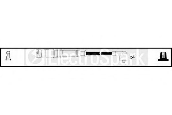 STANDARD OEK1008 Комплект проводов зажигания для SEAT ALTEA (Сеат Алтэа) STANDARD OEK1008 Комплект проводов зажигания для SEAT ALTEA (Сеат Алтэа)