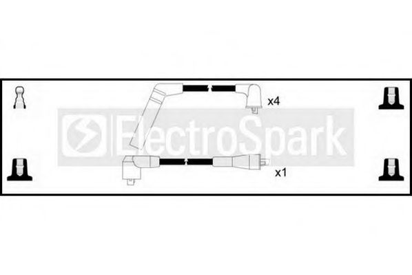 STANDARD OEK295 Комплект проводов зажигания для MITSUBISHI CORDIA (Митсубиши/митсубиси Cордиа) STANDARD OEK295 Комплект проводов зажигания для MITSUBISHI CORDIA (Митсубиши/митсубиси Cордиа)
