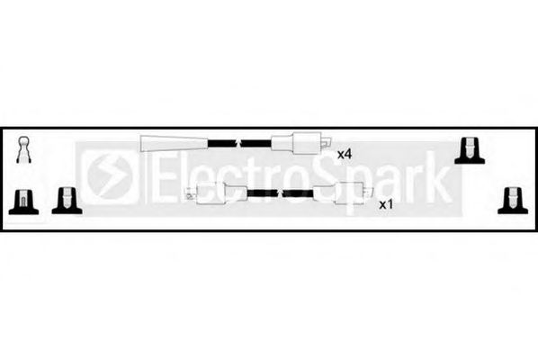 STANDARD OEK073 Комплект проводов зажигания для OPEL CORSA A (Опель Cорса а) STANDARD OEK073 Комплект проводов зажигания для OPEL CORSA A (Опель Cорса а)