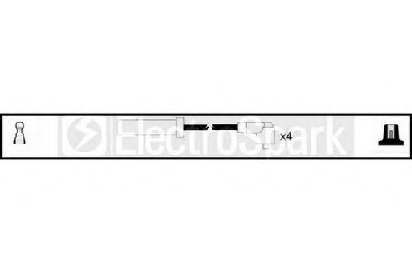 STANDARD OEK046 Комплект проводов зажигания для CITROËN SYNERGIE (CитроËн Сънэргиэ) STANDARD OEK046 Комплект проводов зажигания для CITROËN SYNERGIE (CитроËн Сънэргиэ)
