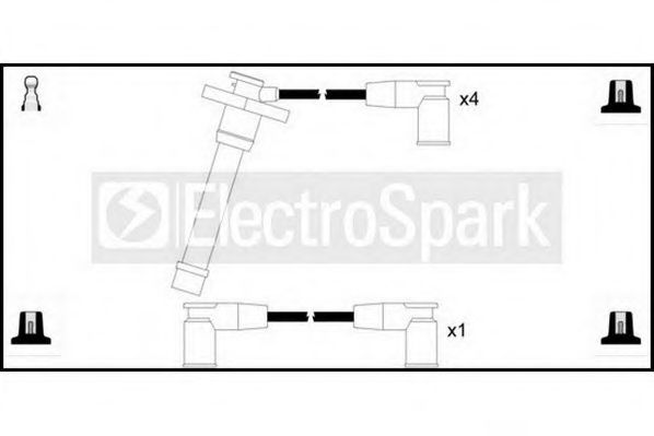 STANDARD OEK465 Комплект проводов зажигания для TOYOTA CARINA E (Тойота/тоета Карина е) STANDARD OEK465 Комплект проводов зажигания для TOYOTA CARINA E (Тойота/тоета Карина е)
