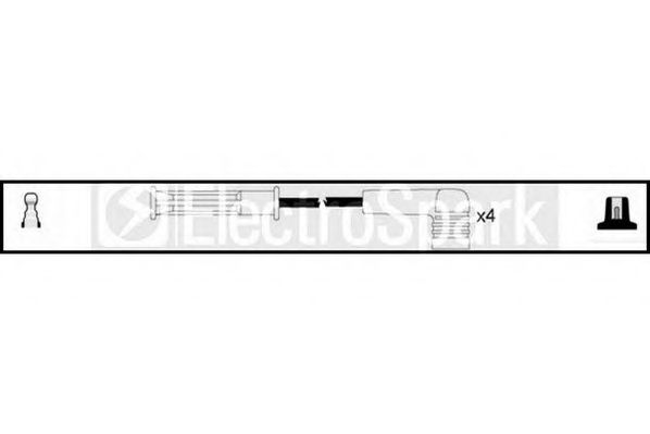 STANDARD OEK570 Комплект проводов зажигания для RENAULT KANGOO / GRAND KANGOO (Рено Кангу / гранд кангу) STANDARD OEK570 Комплект проводов зажигания для RENAULT KANGOO / GRAND KANGOO (Рено Кангу / гранд кангу)