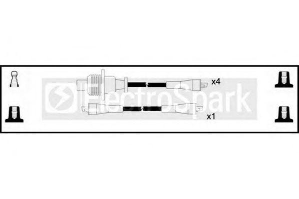 STANDARD OEK948 Комплект проводов зажигания для PEUGEOT 305 II (Пежо 305 2) STANDARD OEK948 Комплект проводов зажигания для PEUGEOT 305 II (Пежо 305 2)