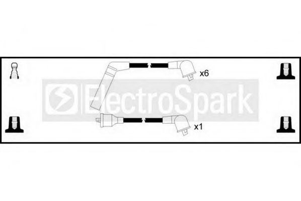 STANDARD OEK937 Комплект проводов зажигания для MITSUBISHI PAJERO/SHOGUN (Митсубиши/митсубиси Пажэро/шогун) STANDARD OEK937 Комплект проводов зажигания для MITSUBISHI PAJERO/SHOGUN (Митсубиши/митсубиси Пажэро/шогун)