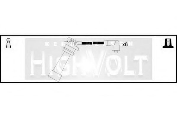 STANDARD OEF131 Комплект проводов зажигания для MITSUBISHI DIAMANTE (Митсубиши/митсубиси Диамантэ) STANDARD OEF131 Комплект проводов зажигания для MITSUBISHI DIAMANTE (Митсубиши/митсубиси Диамантэ)