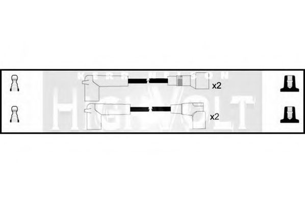 STANDARD OEF794 Комплект проводов зажигания для MAZDA RX 7 III (Мазда Рх 7 3) STANDARD OEF794 Комплект проводов зажигания для MAZDA RX 7 III (Мазда Рх 7 3)