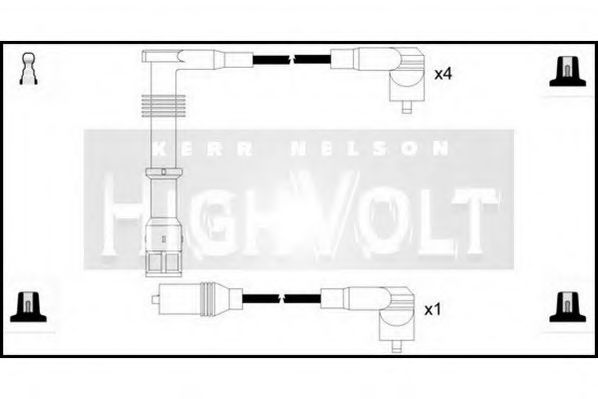 STANDARD OEF775 Комплект проводов зажигания для AUDI A6 (Ауди А6) STANDARD OEF775 Комплект проводов зажигания для AUDI A6 (Ауди А6)