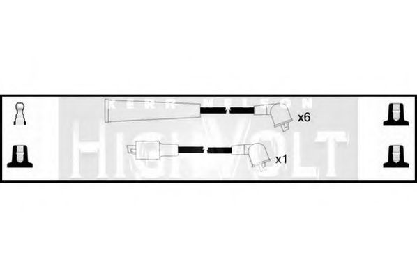 STANDARD OEF019 Комплект проводов зажигания для TOYOTA 4 RUNNER (Тойота/тоета 4 руннэр) STANDARD OEF019 Комплект проводов зажигания для TOYOTA 4 RUNNER (Тойота/тоета 4 руннэр)