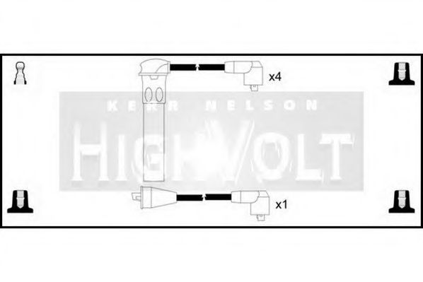 STANDARD OEF045 Комплект проводов зажигания для ROVER 400 (Ровер 400) STANDARD OEF045 Комплект проводов зажигания для ROVER 400 (Ровер 400)