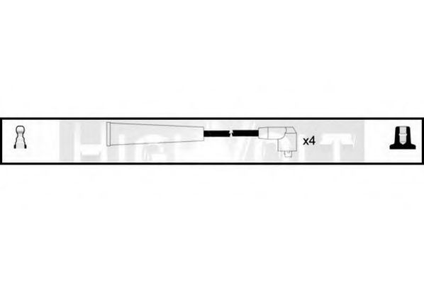 STANDARD OEF622 Комплект проводов зажигания для NISSAN NAVARA III (Ниссан Наvара 3) STANDARD OEF622 Комплект проводов зажигания для NISSAN NAVARA III (Ниссан Наvара 3)