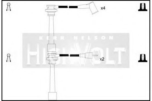 STANDARD OEF738 Комплект проводов зажигания для MITSUBISHI MONTERO SPORT (Митсубиши/митсубиси Монтэро спорт) STANDARD OEF738 Комплект проводов зажигания для MITSUBISHI MONTERO SPORT (Митсубиши/митсубиси Монтэро спорт)