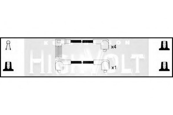 STANDARD OEF213 Комплект проводов зажигания для FIAT TEMPRA (Фиат Тэмпра) STANDARD OEF213 Комплект проводов зажигания для FIAT TEMPRA (Фиат Тэмпра)