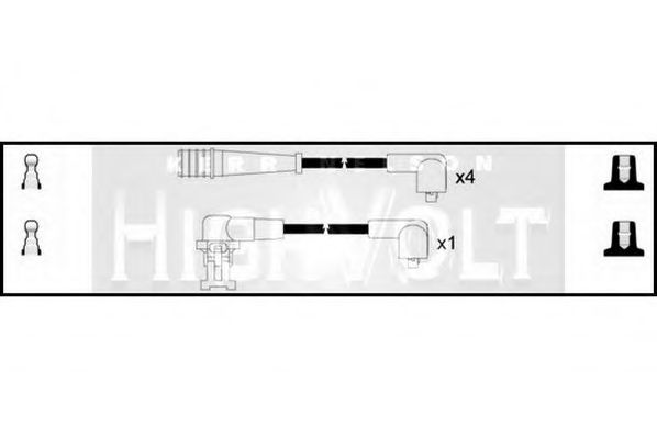 STANDARD OEF034 Комплект проводов зажигания для RENAULT ESPACE I (Рено Эспаcэ и) STANDARD OEF034 Комплект проводов зажигания для RENAULT ESPACE I (Рено Эспаcэ и)